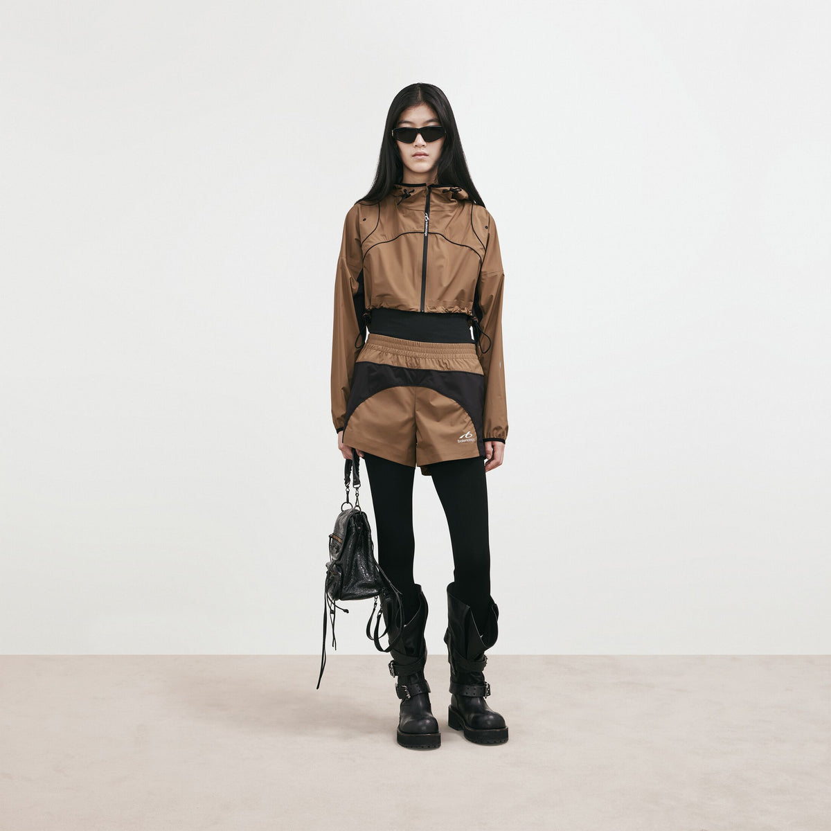 Techwear cropped jacket - alternative view