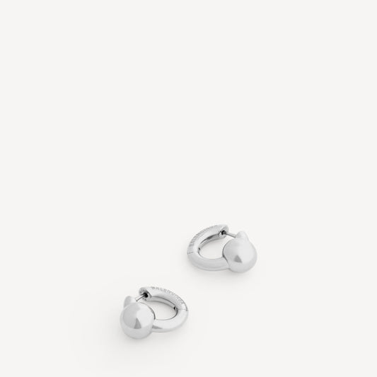Atom hoop earrings - alternative view