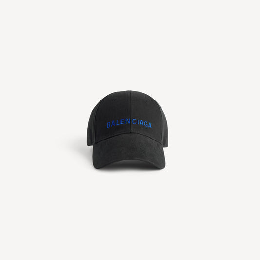 Balenciaga logo cap - Black