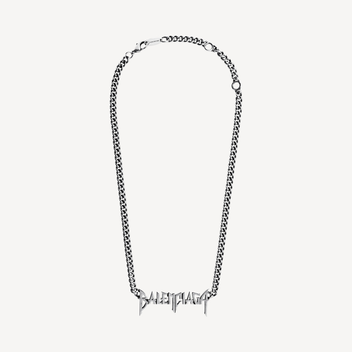 Typo metal necklace - Silver