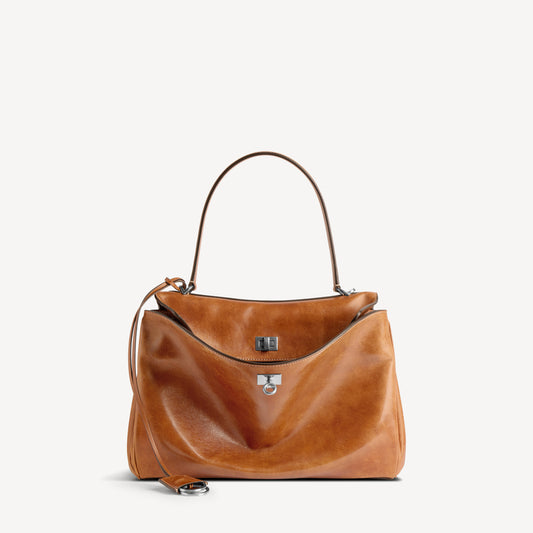 Rodeo handbag medium - Tan Cowboy