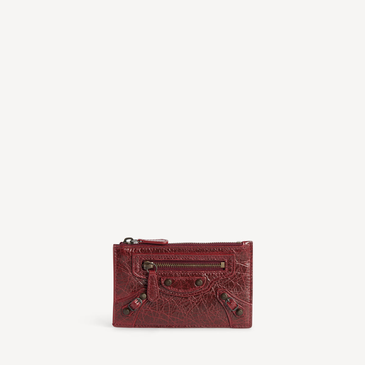 Le city long coin and card holder - Berry Red