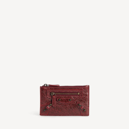Le city long coin and card holder - Berry Red