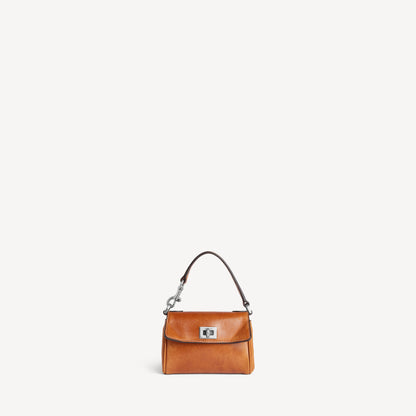 Rodeo micro bag charm - Tan Cowboy