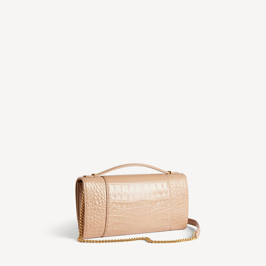 Hourglass pochette with chain - alternative view