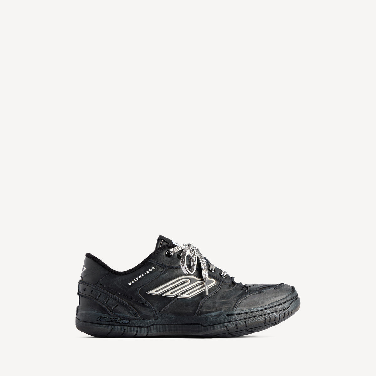 Hamptons worn-out sneaker - Black