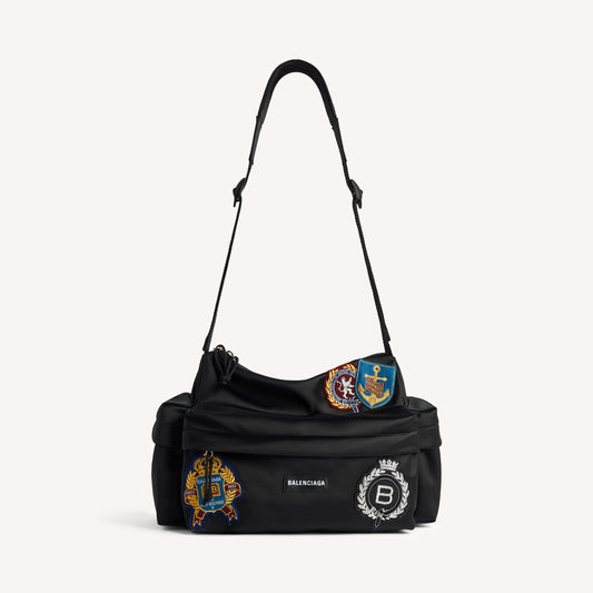 Explorer multipocket weekender small - Black/Multicolor