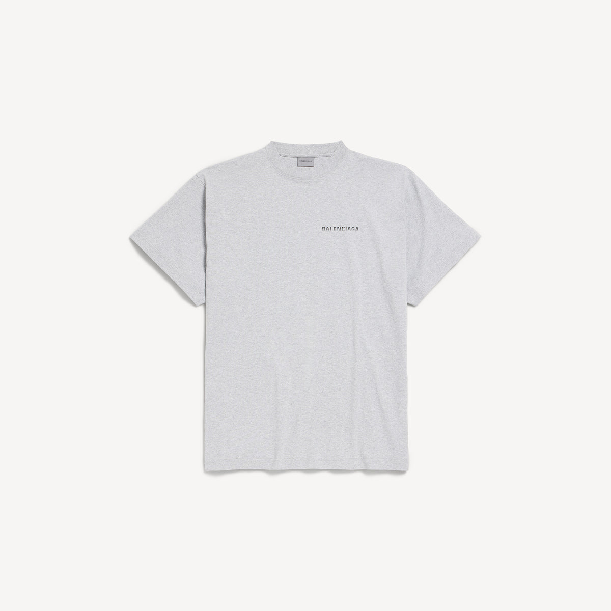 Balenciaga back gradient oversized t-shirt - Light Heather Grey