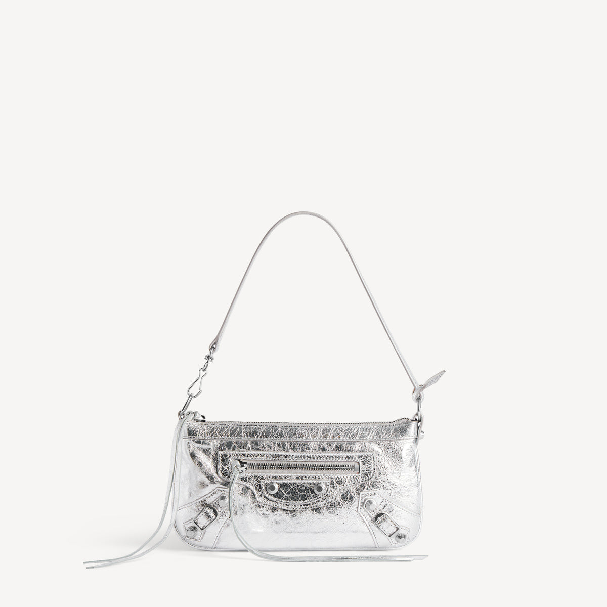 Le city pouch on strap - Silver