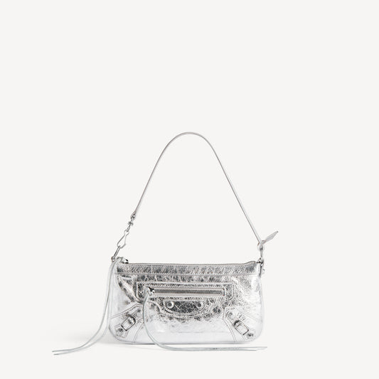 Le city pouch on strap - Silver