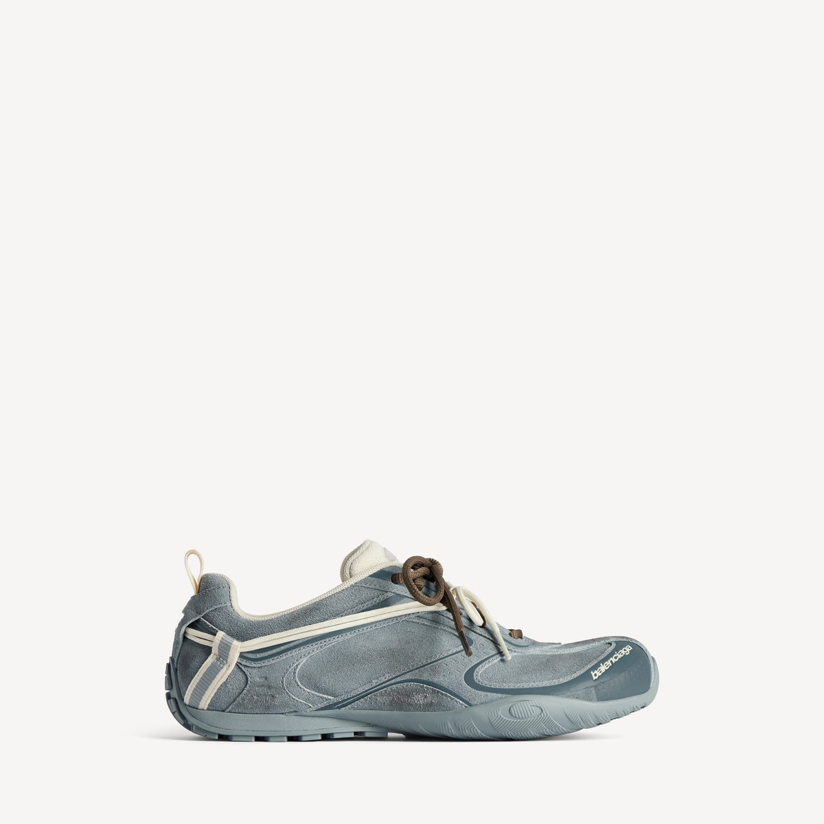 Radar velvety sneaker - Grey/Off White/Brown