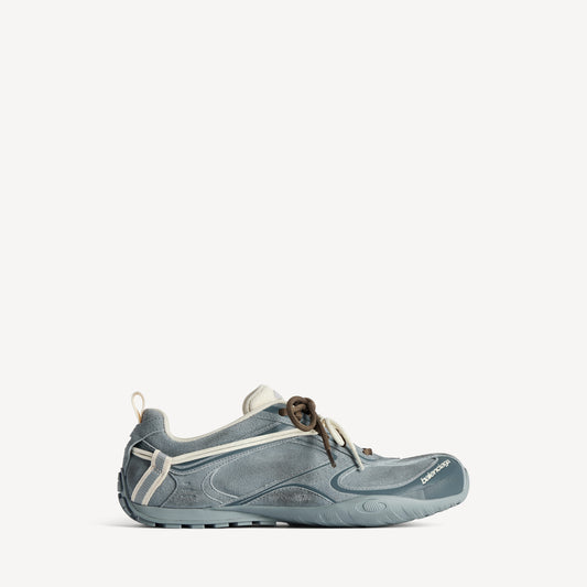 Radar velvety sneaker - Grey/Off White/Brown