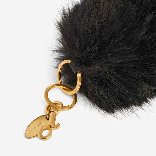 Charm/keychain faux fur tail - alternative view