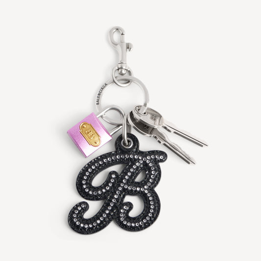 Charm/keyring qixi crystal b - Multicolor