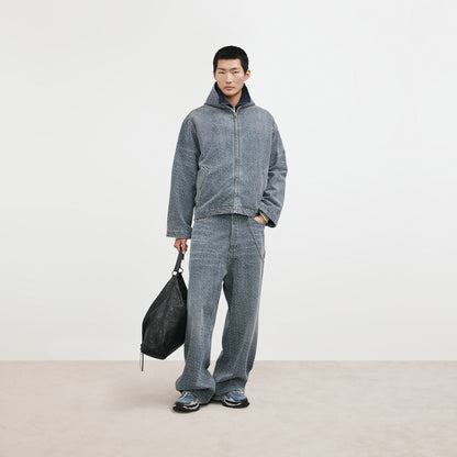 Denim stitch baggy jeans - alternative view