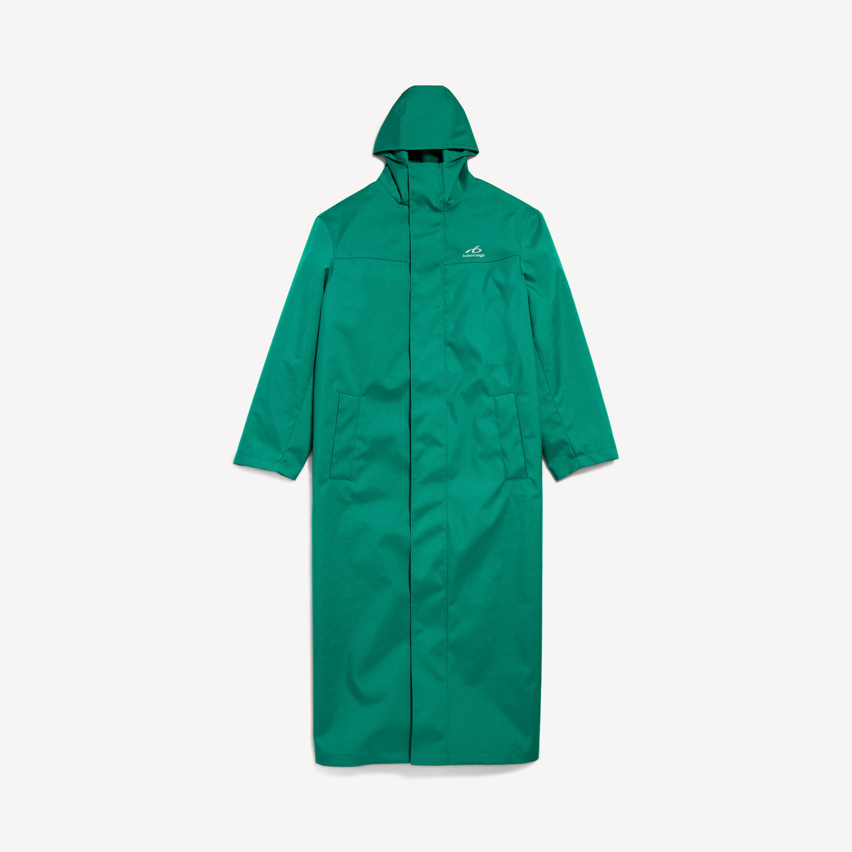 Techwear long windbreaker - Green