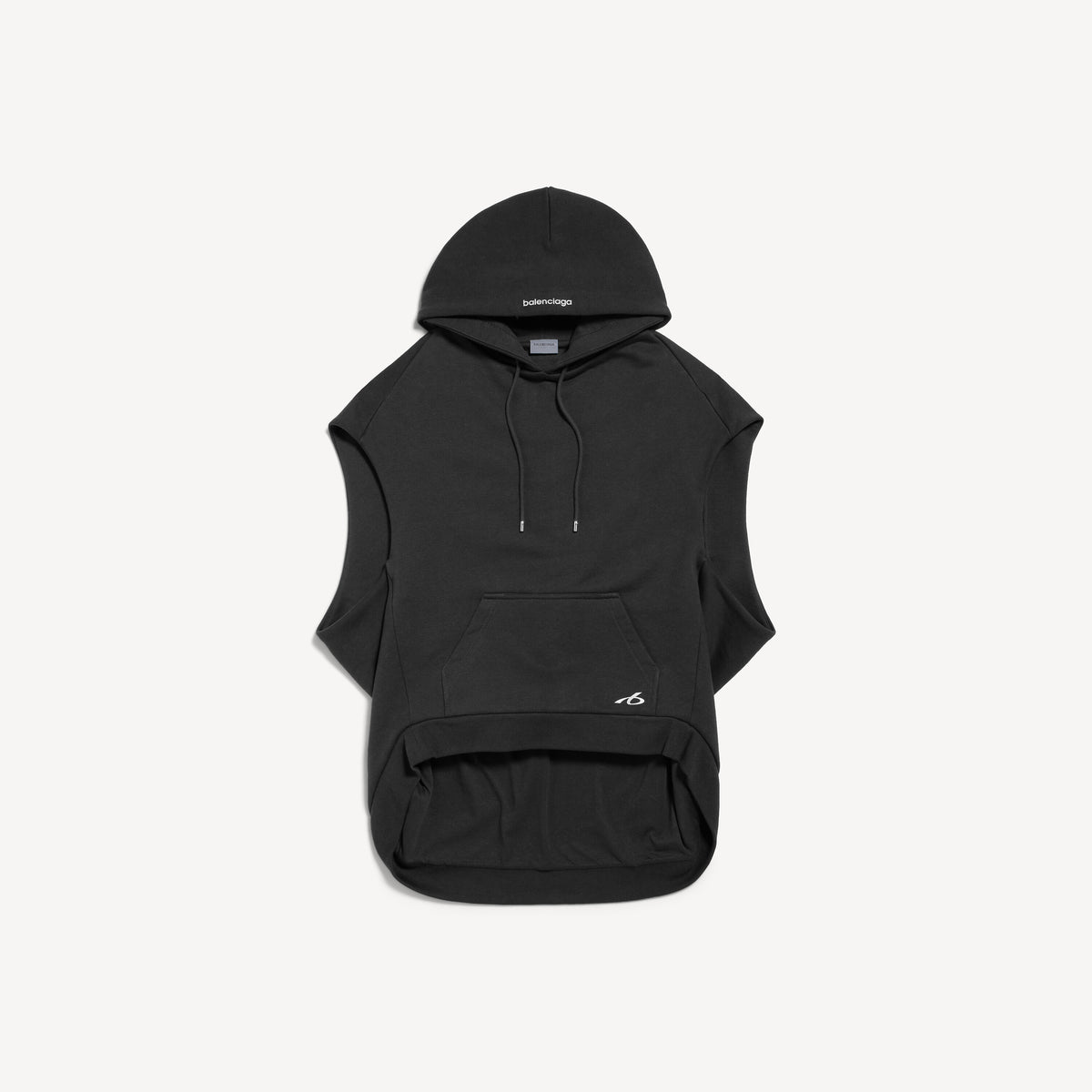 Bodies sleeveless regular fit hoodie - Black