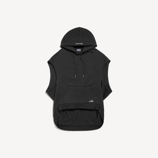 Bodies sleeveless regular fit hoodie - Black
