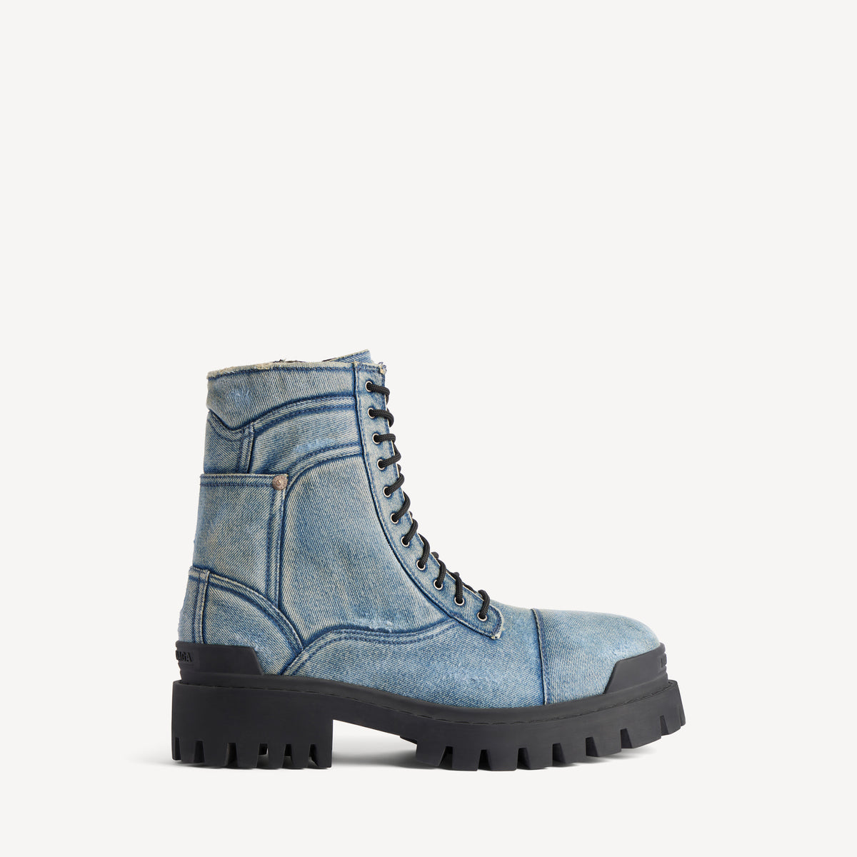 Combat strike boot - Denim Blue