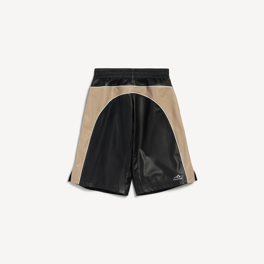 Techwear bermuda shorts - Beige/Black/White