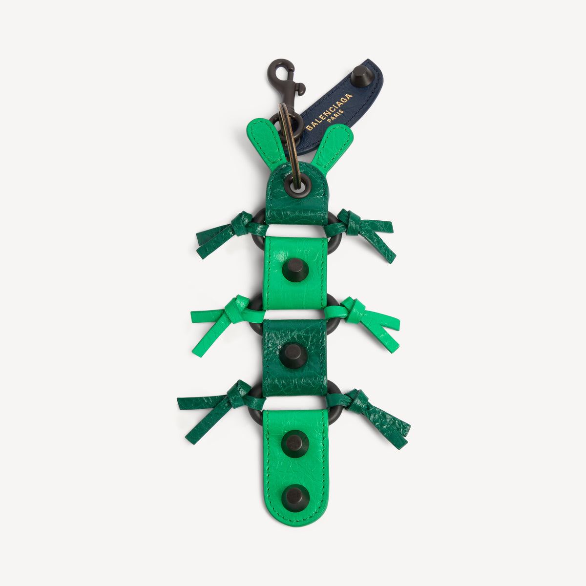 Le city caterpillar keychain/charm - Acid Green