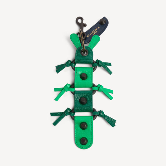 Le city caterpillar keychain/charm - Acid Green