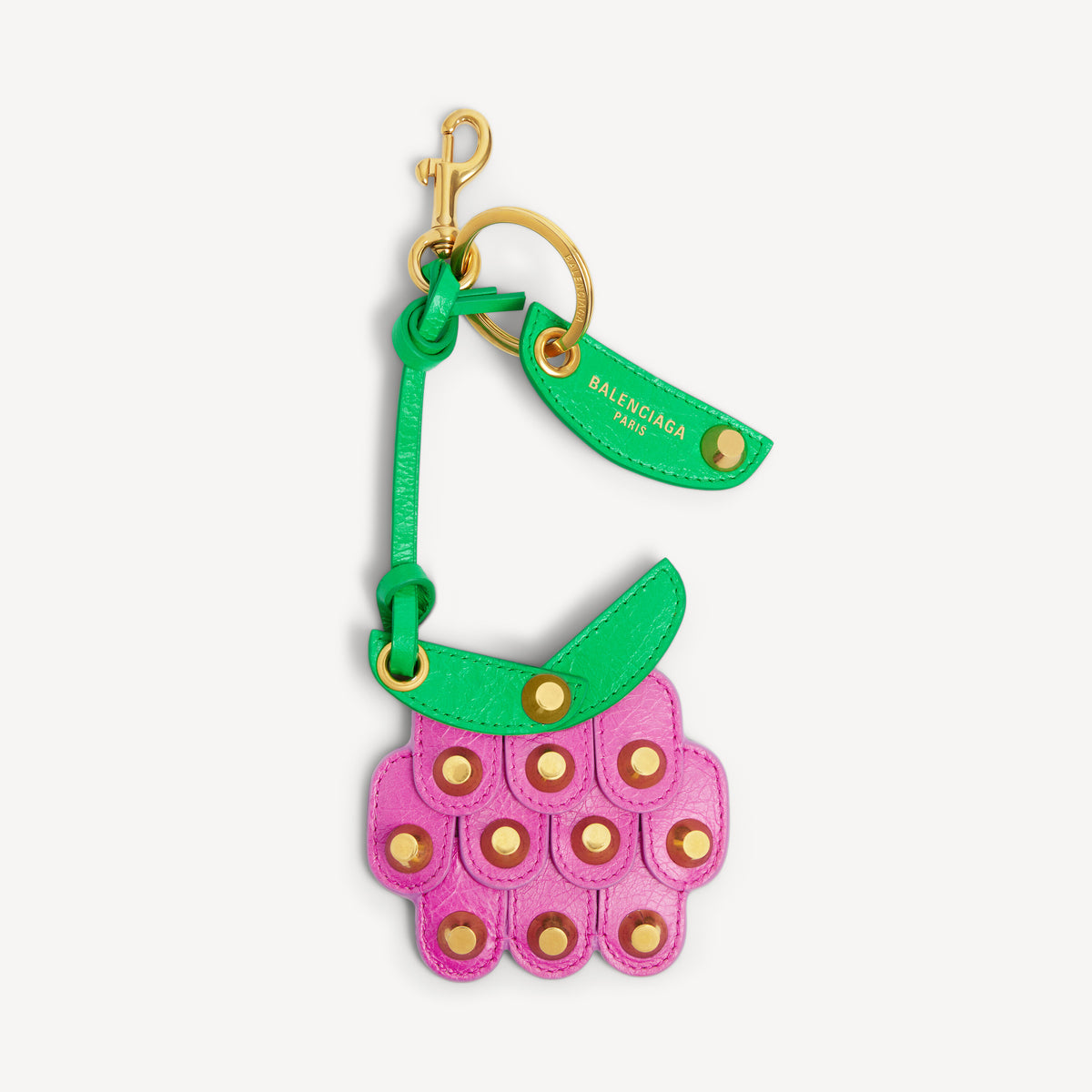 Le city raspberry keychain/charm - Vivid Green