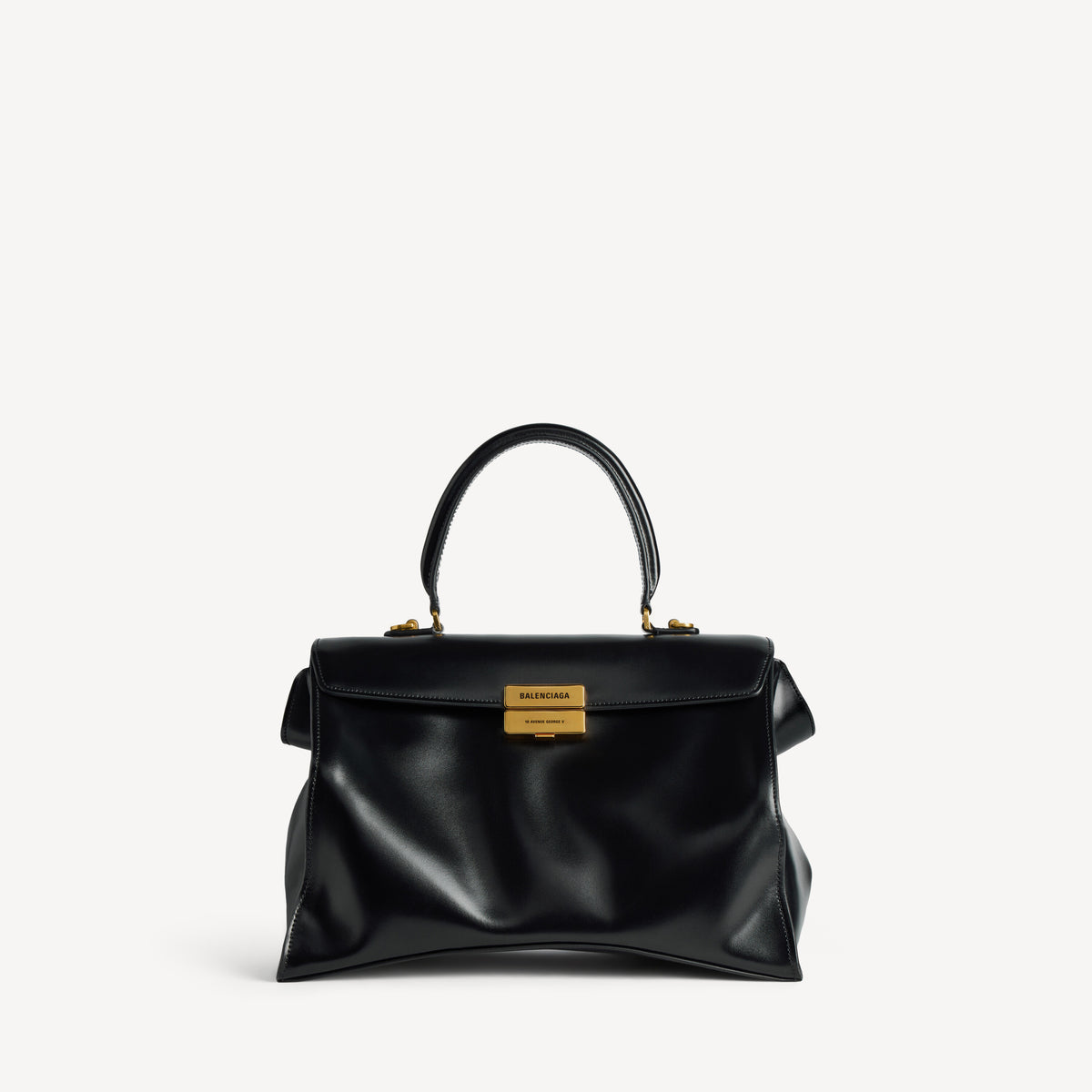 Hourglass avenue top handle bag medium - Black