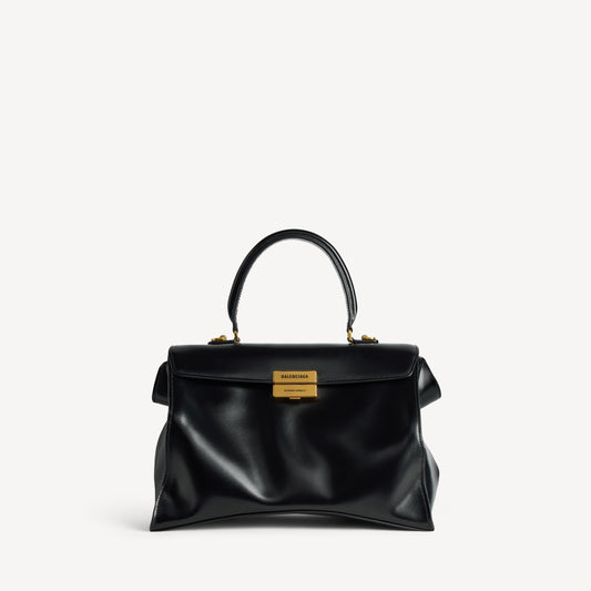 Hourglass avenue top handle bag medium - Black