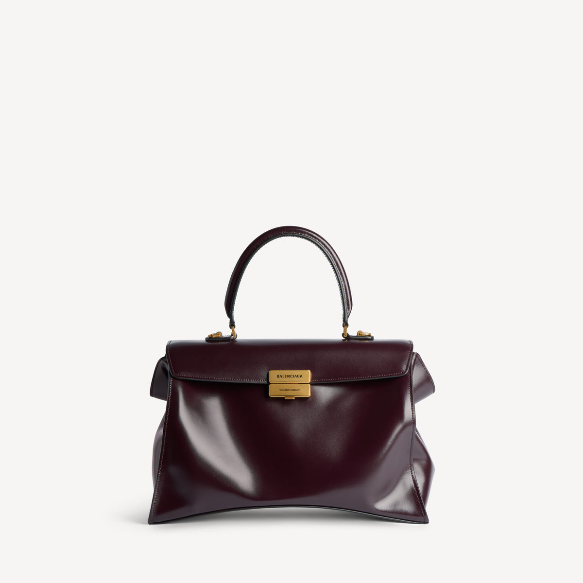 Hourglass avenue top handle bag medium - Raisin