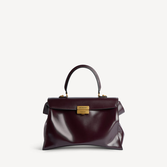 Hourglass avenue top handle bag medium - Raisin