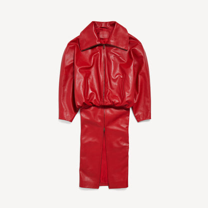 Round jacket - Red