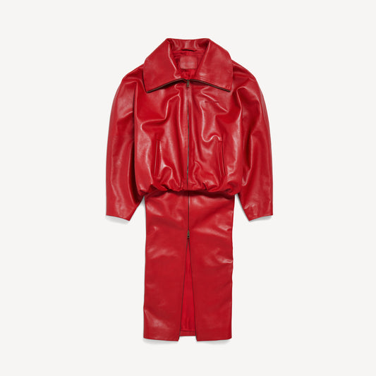 Round jacket - Red